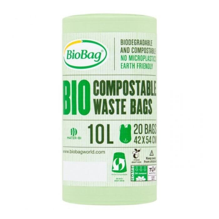 BioBag Kompostējami Atkritumu Maisi 10L 42x54cm
