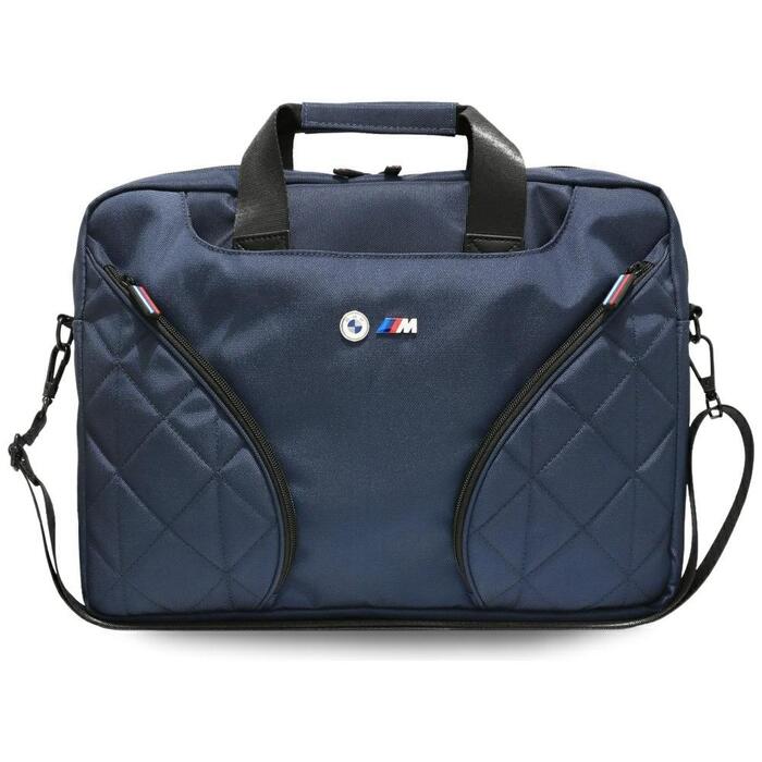 BMW Nylom Pockets & Metal Logo 16" Klēpjdatora Soma Navy Blue (BMCB15PNYPOV)