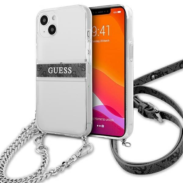 Guess GUHCP13SKC4GBSI Aizsargapvalks priekš iPhone 13
