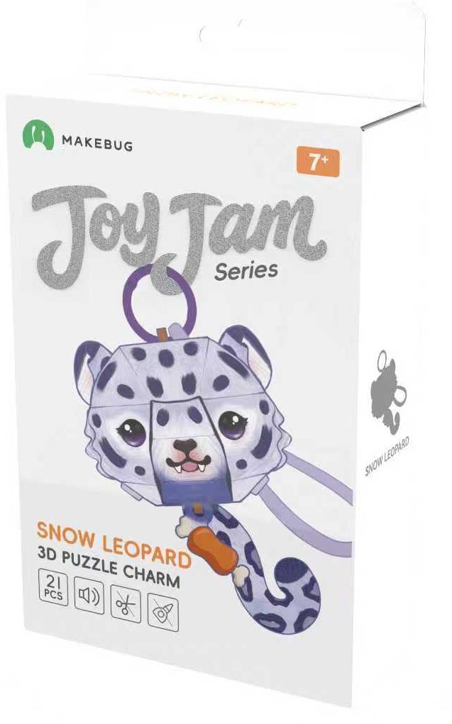MAKEBUG 3D papīra puzle Sniega leopards, MD-D-0064