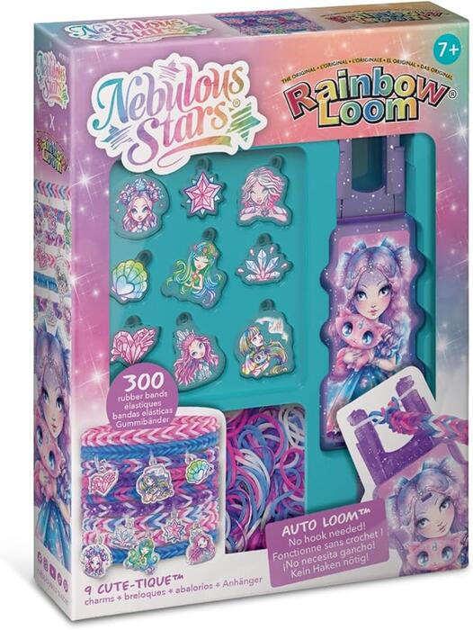 NEBULOUS STARS RAINBOW LOOM aproču veidošanas