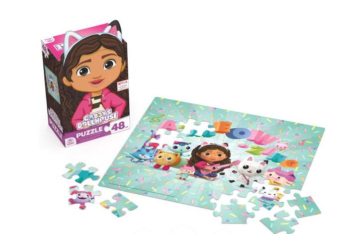 SPINMASTER GAMES puzle Gabby`s Dollhouse, 48gab