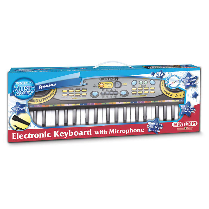 BONTEMPI elektroniskais sintezators ar mikrofonu, 12
