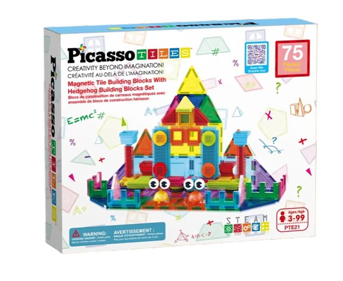 PICASSO TILES Magnētiskais konstruktors būvēšanas bloki