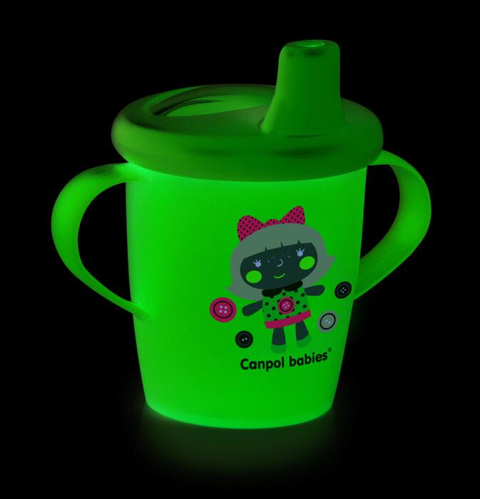 CANPOL BABIES mācību krūze 250ml, Pink