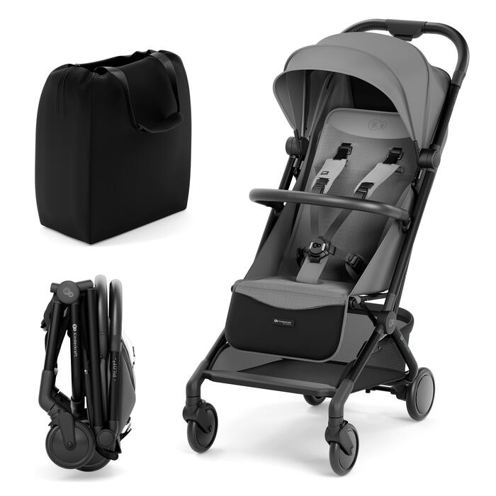 KINDERKRAFT sporta ratiņi PILOT 2, pelēki, KSPILO02GRY0000