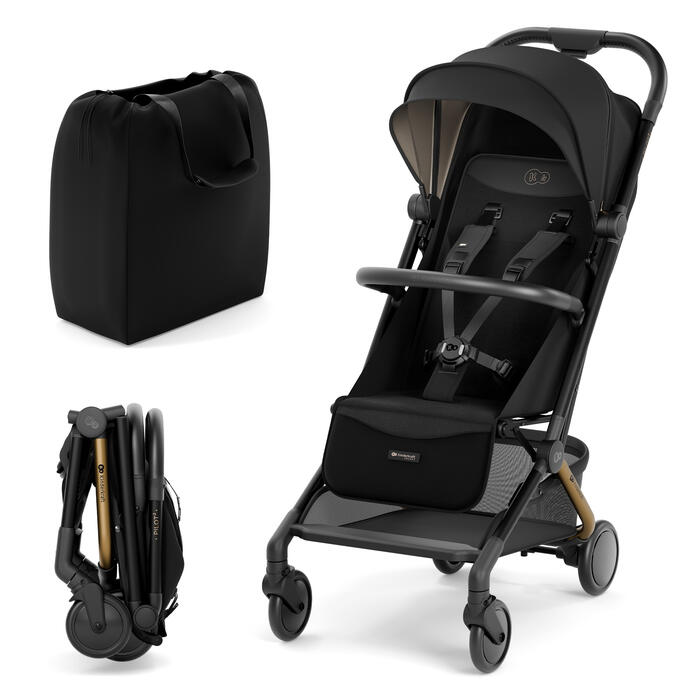 KINDERKRAFT sporta ratiņi PILOT 2, melni, KSPILO02BLK0000