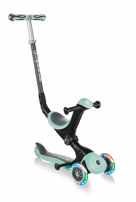 GLOBBER skrejritenis Go Up Deluxe Lights, mint, 646-206