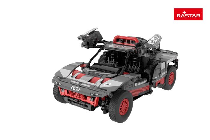 RASTAR 1:14 saliekams automašīnas modelis Audi RS Q e-tron Bricks, 92170