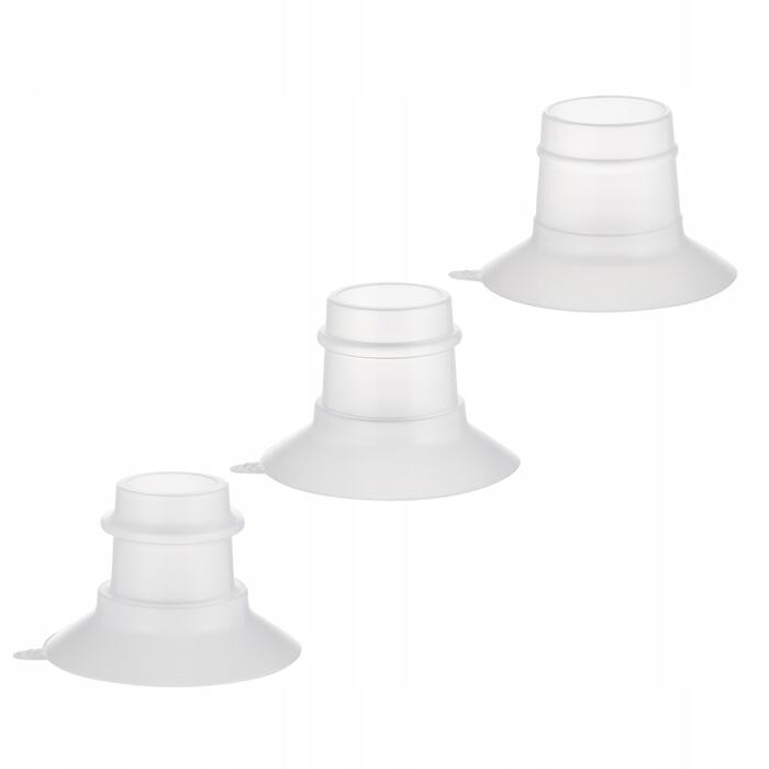 CANPOL BABIES rezerves piltuvju komplekts MilkShell krūts sūknim (19, 21, 24 mm), 20/114