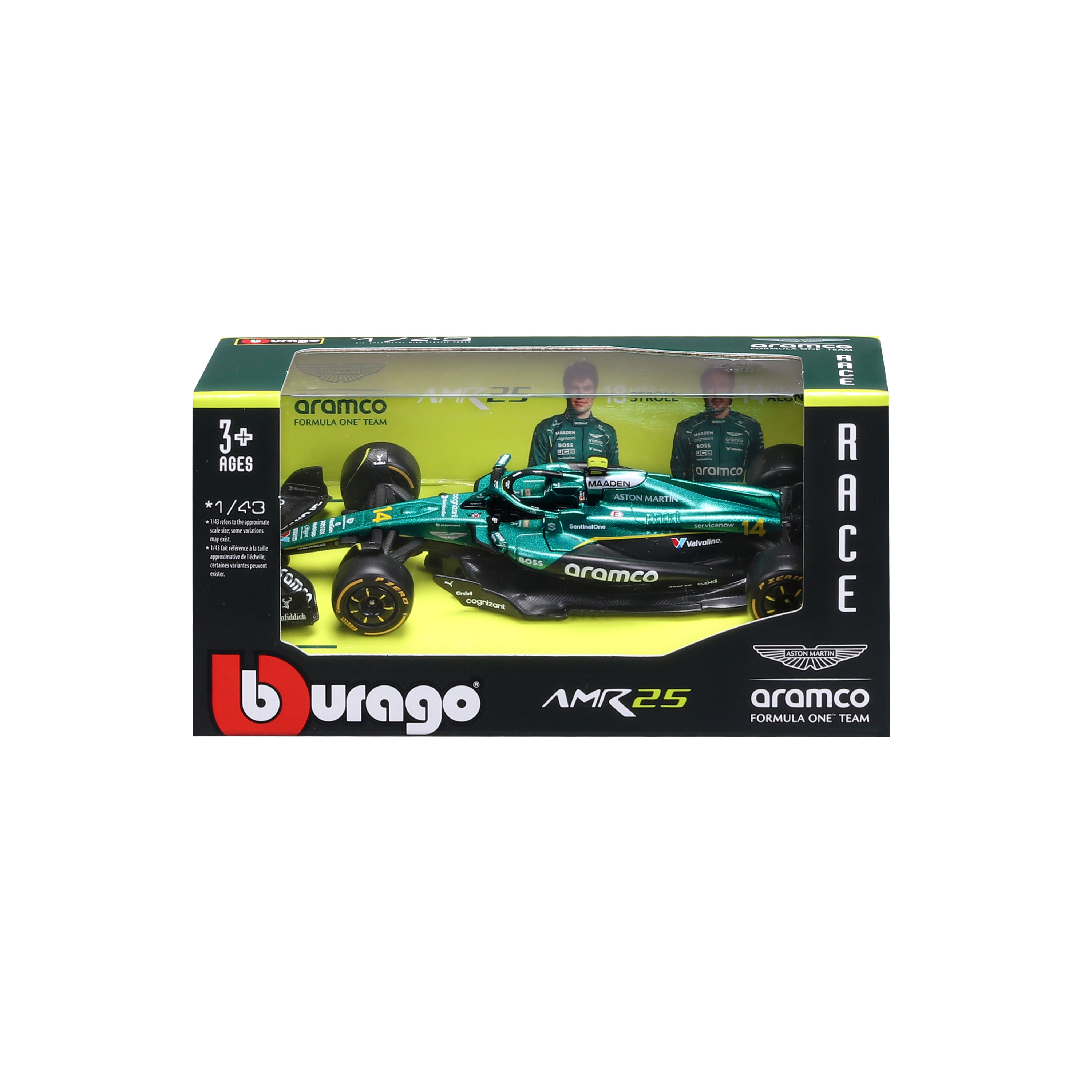 BBURAGO Aston Martin AMR25 (2025) automašīnas