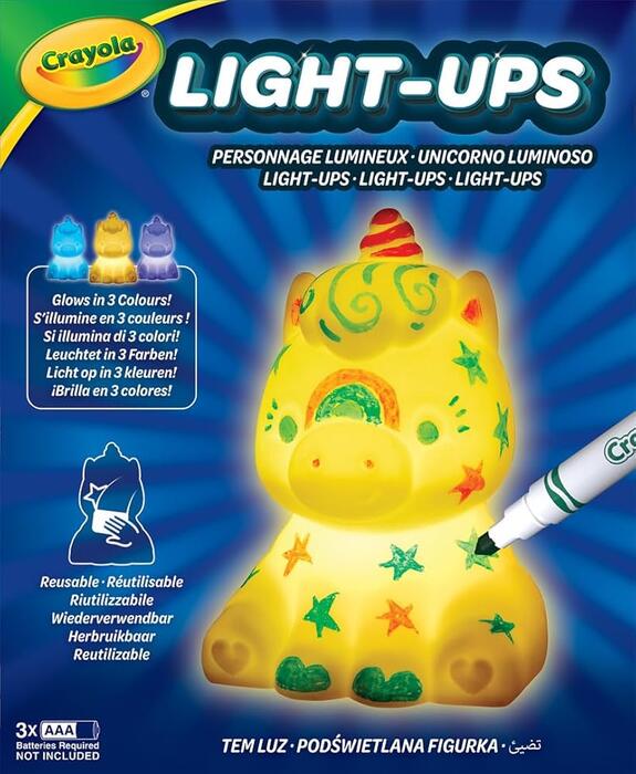 CRAYOLA izgaismota krāsojamā lampa, sortiments, 74-7636
