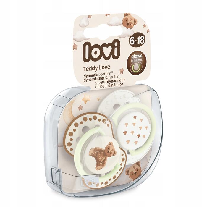 Canpol LOVI silikona māneklītis Teddy Love