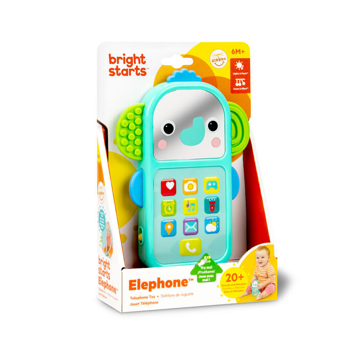 BRIGHT STARTS rotaļlietu telefons Elephone, 17226