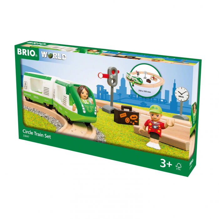 BRIO RAILWAY BRIO apļa vilcienu komplekts