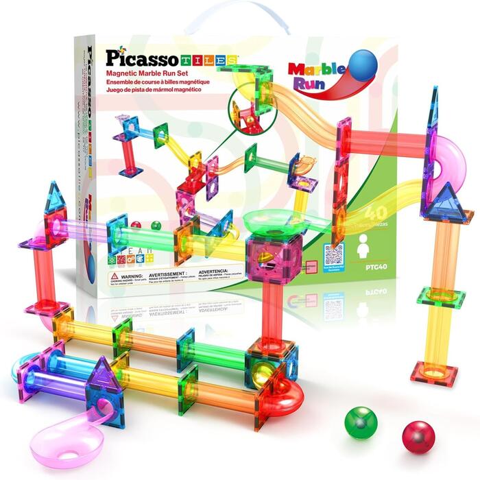 PICASSO TILES Magnētiskais konstruktors Marble Run