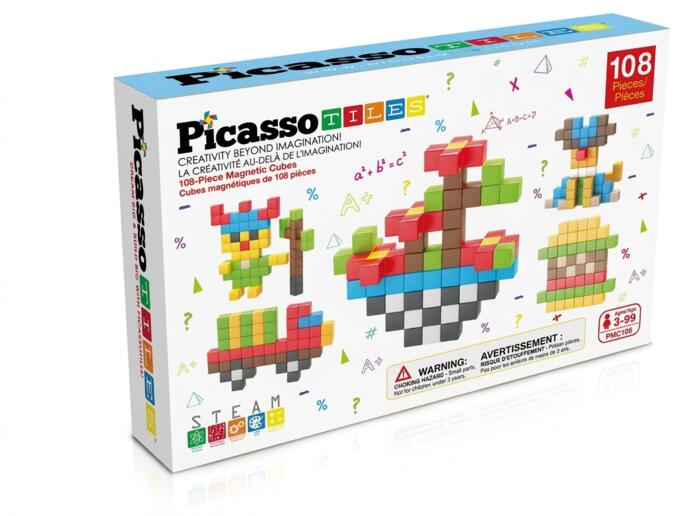 PICASSO TILES Magnētiskais konstruktors magnētiskie kubi