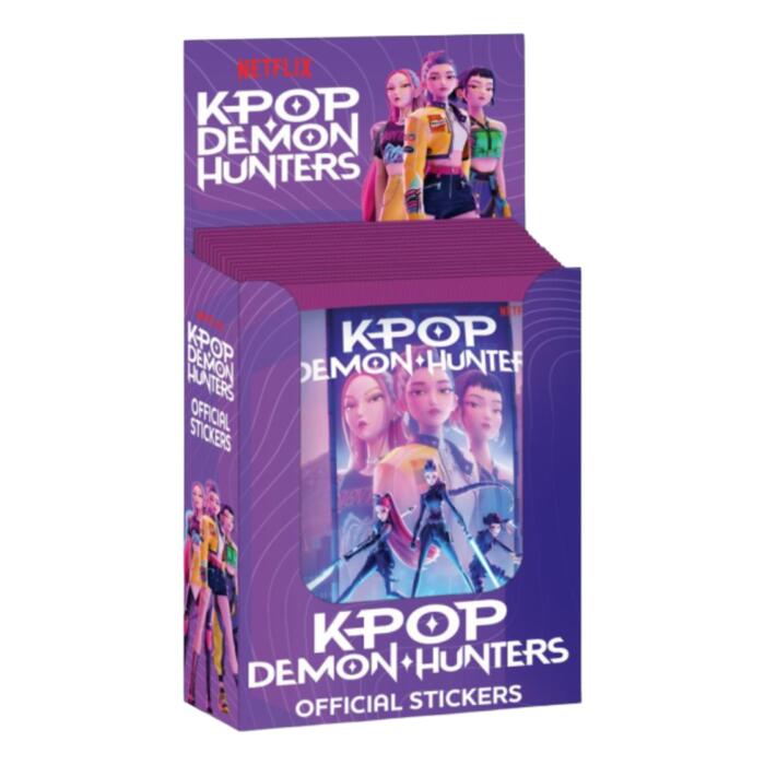 KPOP DEMON HUNTERS kolekcionējamas uzlīmes, 5gab