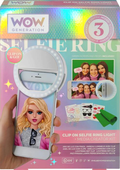 WOW GENERATION selfija gaisma ar piederumiem, WOW00024