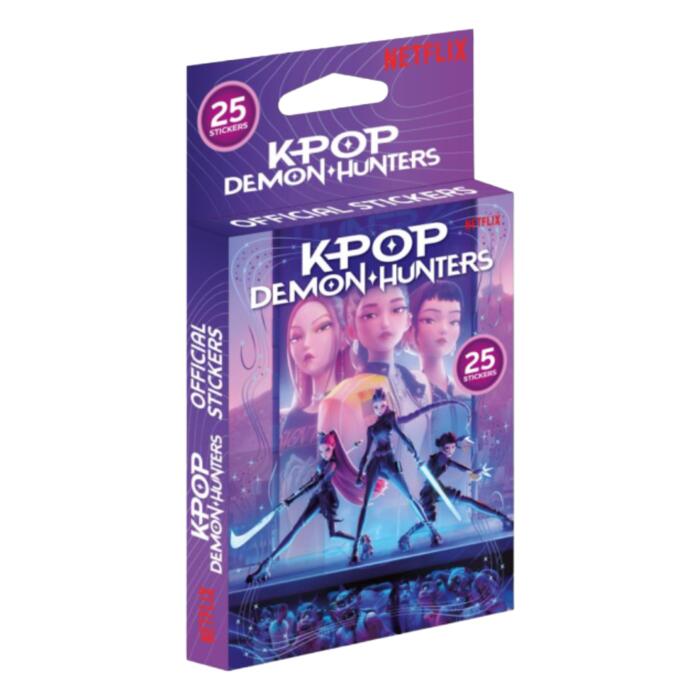 KPOP DEMON HUNTERS kolekcinių uzlīmju komplekts
