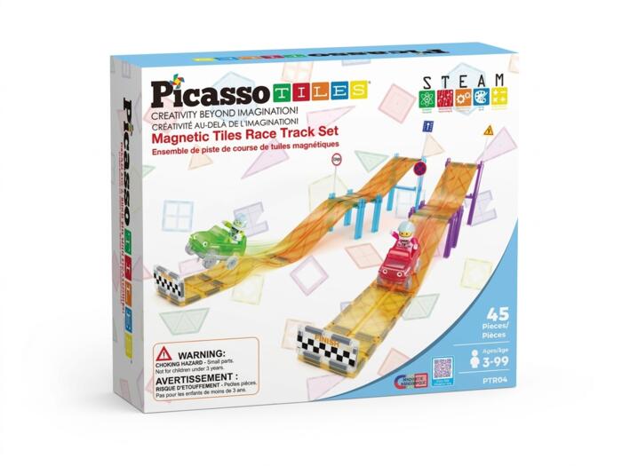 PICASSO TILES Magnētiskais konstruktors Racing Track