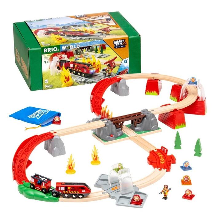 BRIO RAILWAY BRIO ugunsdzēsēju glābšanas komplekts