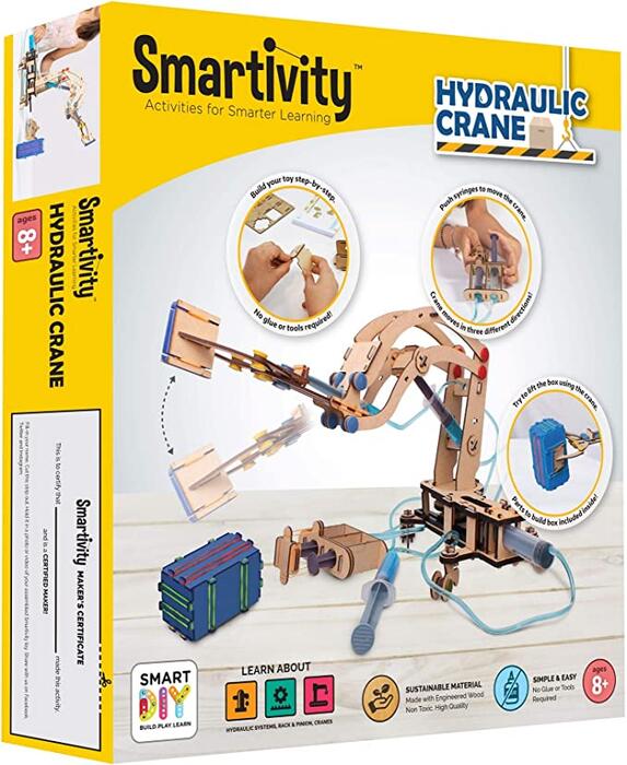 SMARTIVITY konstruktors-hidrauliskais celtnis Pump It Move