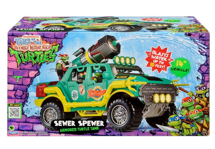 TMNT tanks ar ūdens lielgabalu Sewer