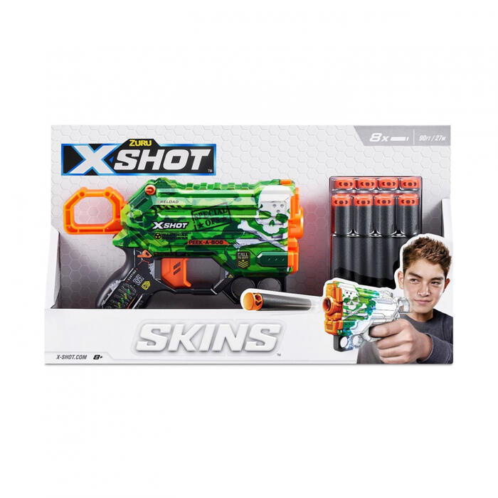 XSHOT spēļu ierocis Skins Menace, assort