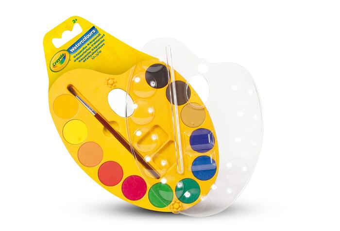 CRAYOLA akrila krāsa Watercolour Paint Palettte