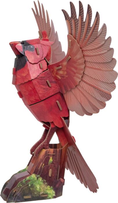 MAKEBUG 3D papīra puzle Kardināls, MB-D-0055