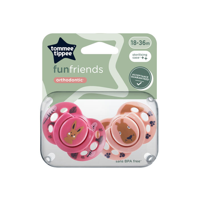 TOMMEE TIPPEE māneklītis silikona FUN 18-36