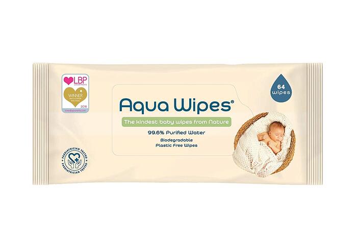 AQUA WIPES mitrās salvetes 64 gab. AQW64F