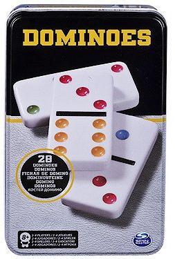 SPINMASTER GAMES Spēle Dominoes, in tin