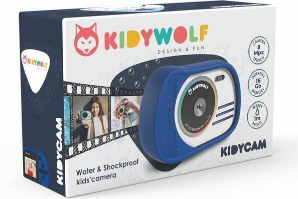 KIDYWOLF ūdensizturīga digitālā fotokamera, tumši zils
