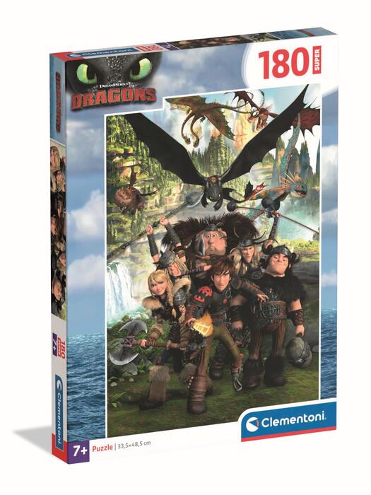 CLEMENTONI PUZZLE CLEMENTONI puzle super dragontrainer