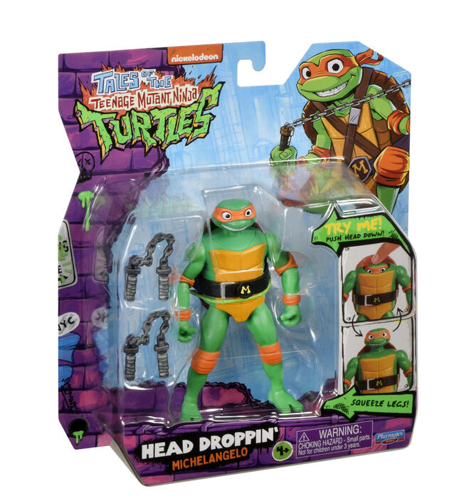 TMNT figūriņa Head Dropping Michelangelo, 83306