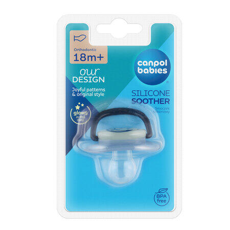 CANPOL BABIES māneklītis, silikona ortodontisks NIGHT