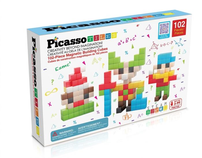 PICASSO TILES Magnētiskais konstruktors magnētiskie kubi