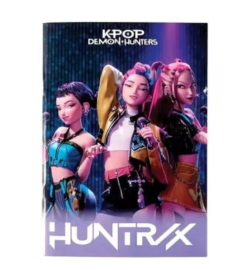 KPOP DEMON HUNTERS A4 minkšta piezīmju