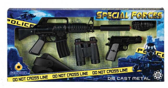 GONHER GUNS GONHER policista komplekts (8