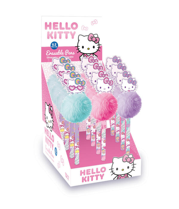 HELLO KITTY dzēšama pūkaina pildspalva, 10685PTR