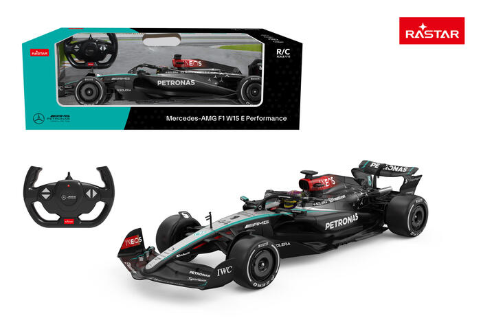 RASTAR R/C 1:12 rādiovadāms auto Mercedes-AMG F1 W15 E Performance1, 10250