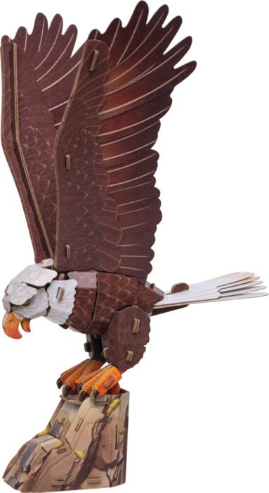 MAKEBUG 3D papīra puzle Baltgalvas ērglis, MB-D-0057