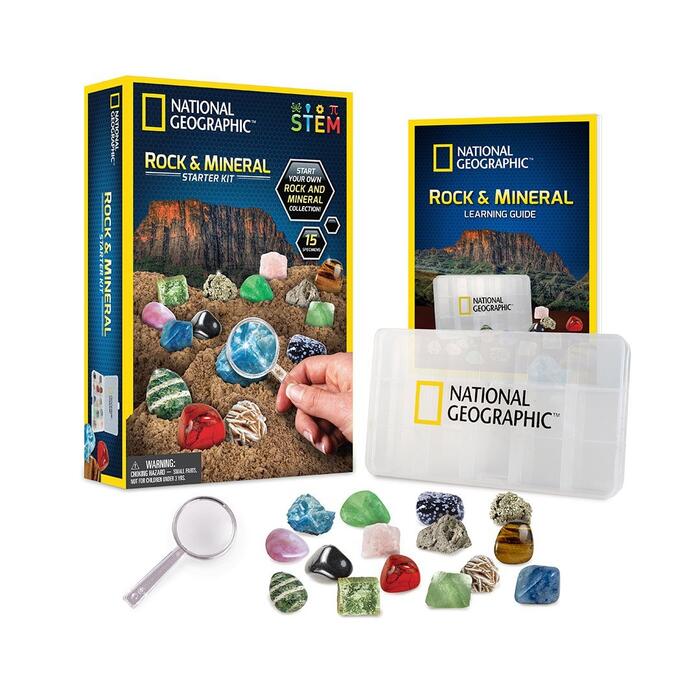 NATIONAL GEOGRAPHIC Akmens + minerālu sākuma