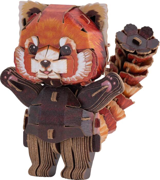 MAKEBUG 3D papīra puzle Sarkanā panda, MB-D-0040