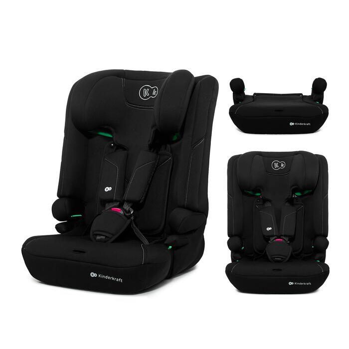 KINDERKRAFT autosēdeklis I-COMFY, i-Size, melns, KCICOM00BLK0000
