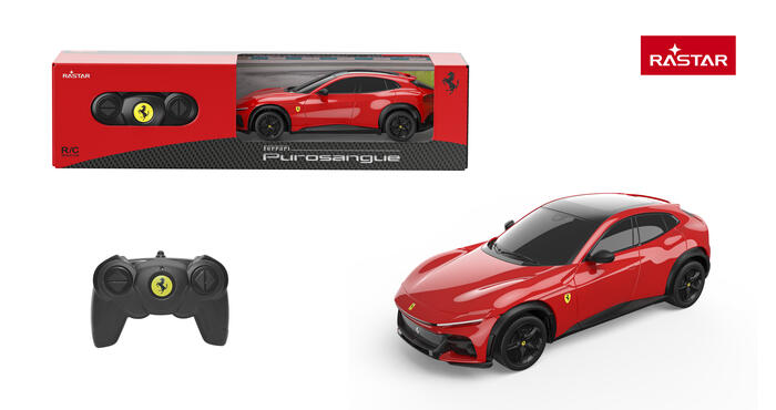 RASTAR R/C 1:24 rādiovadāms auto Ferrari