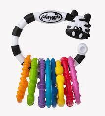 PLAYGRO stroller toy Zebra 9 Links