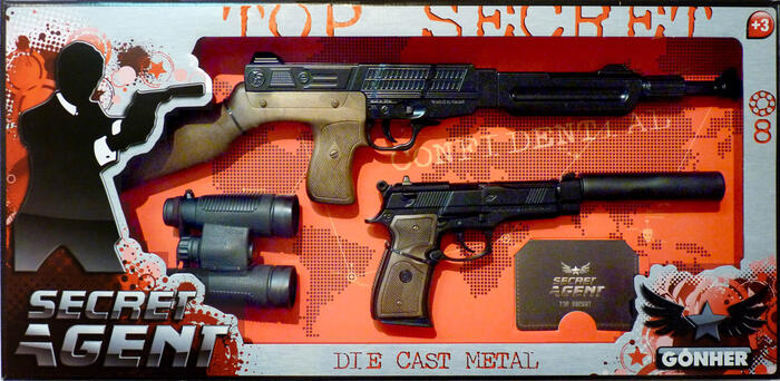GONHER GUNS GONHER slepenā aģenta komplekts(8